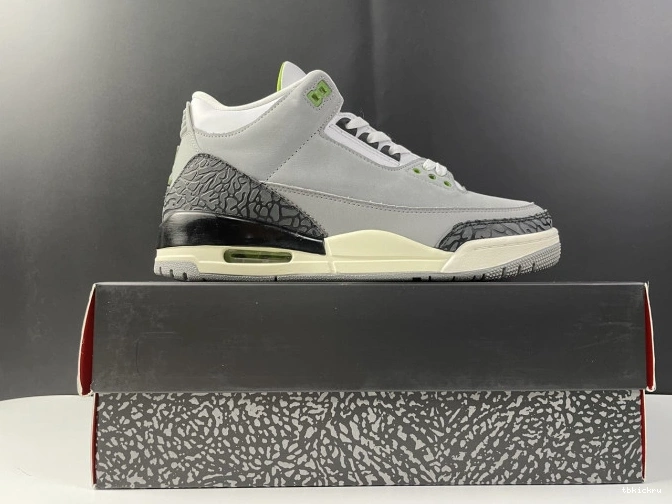 Cheap TBK Retro Chlorophyll Jordan 136064-006 3 Air 0703